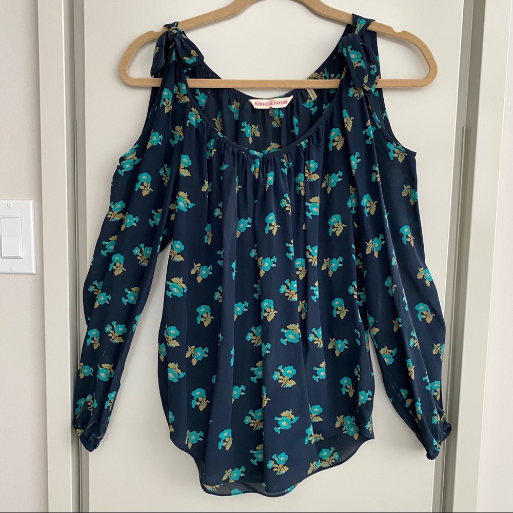 Rebecca Taylor bare shoulder blouse